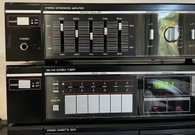 W346 Sanyo 3 Piece Component Stereo System #2
