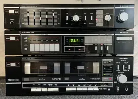 W346 Sanyo 3 Piece Component Stereo System
