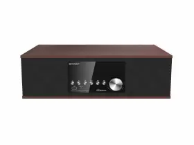 Cd-bh10 Sharp 074000702196 Vintage Style Retro Look Micro Component Wireless Bluetooth Aud