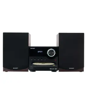 Xl-b512 Sharp 074000702394 Micro Component Wireless Bluetooth Audio Streaming Cd Player Wood