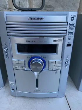 Xl-mp130 Sharp 853-0560 Vtg Micro Component Stereo System Tuner Cassette And 5 Cd Changer #2