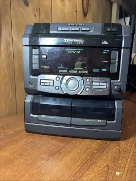 Cd-c472 Sharp C472 Mini Component Stereo System No Speakers