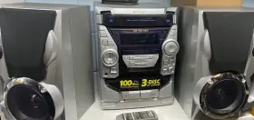 Cd-ba150 Sharp Mini Component System 3-disc Cd Cassette 105w #2