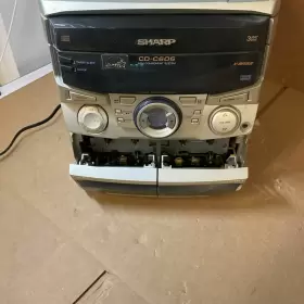 Cd-c606 Sharp Mini Component System Stereo - No Speakers #3