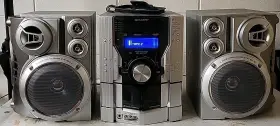 Cd-es700 Sharp Mini Component System Cd Radio Cassette Gaming Input