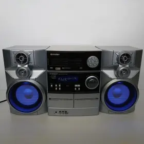 Cd-mpx850 Sharp Component Stereo System-no Remote-cd-radio-cassette-tested Works