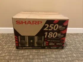 Cd-mpx880 Sharp Brand New Sealed Mini Compact System 5 Disc Changer