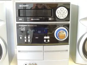 Cd-mpx850 Sharp Cd-mx850 Component System Dual Cassett Player Recorder 5 Cd Changer 230w #2