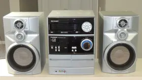 Cd-mpx850 Sharp Cd-mx850 Component System Dual Cassett Player Recorder 5 Cd Changer 230w
