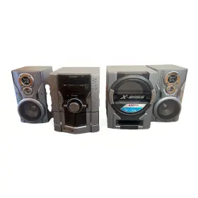 Cd-sw200 Sharp 5-cd Mini-component System With Flashing Subwoofer