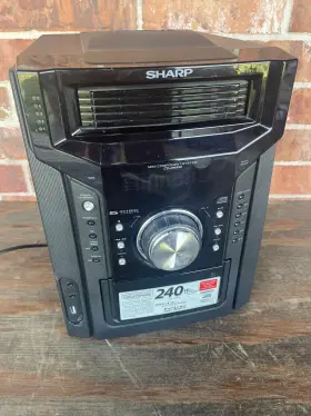 Cd-dh950 Sharp Cddh950 Mini Component System Model 5 Disc Changer Cassette Read