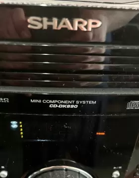 Cd-dk890n Sharp Cddk890n Stereo 5-disc Cd Tape Aux Am/fm With Remote Fully Tested Working #2