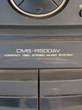 Cms-r500av Sharp Vtg 1995 Bk Compact Disc Stereo System 5 #3