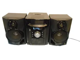 Cd-dh950p Sharp D950p 5-cd Changer Cassette Ipod/mp3 Tape Radio Player #2