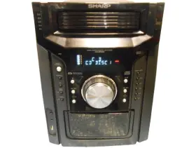 Cd-dh950p Sharp D950p 5-cd Changer Cassette Ipod/mp3 Tape Radio Player #3
