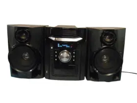Cd-dh950p Sharp D950p 5-cd Changer Cassette Ipod/mp3 Tape Radio Player