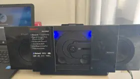 Dk-kp80 Sharp Stereo System Slim Micro Airplay Wireless Streaming Cd Player