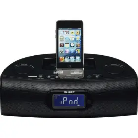 Dk-cl5p Sharp Dkcl5p Clock Radio Music System With Ipod/iphone Dock