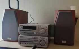 Md-mx30 Sharp Mini Disc And Compact Bookshelf System