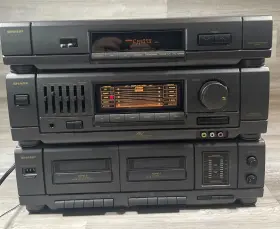 Sc-2000av Sharp Gy Stereo Cassette Receiver Amplifier Untested For Parts Read