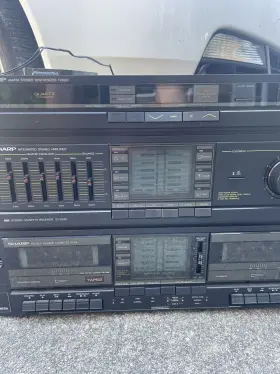 Sc-6620 Sharp Bk Radio/stereo 3 In 1 System Black Tested Working Condition #3