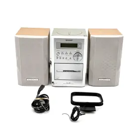 Xl-35 Sharp Micro Component System - Fully Tested Tape Deck Needs Repair