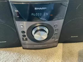 Xl-dh259p Sharp Mini Stereo Home Theater System Cd Ipod No Remote Works Great #2