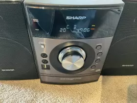 Xl-dh259p Sharp Mini Stereo Home Theater System Cd Ipod No Remote Works Great #3
