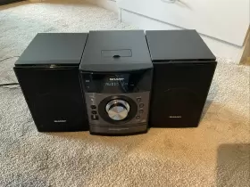 Xl-dh259p Sharp Mini Stereo Home Theater System Cd Ipod No Remote Works Great