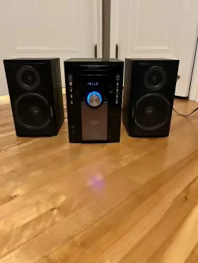Xl-dk257n Sharp Micro Component Stereo System No Remote-cd-radio-tested Works