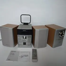 Xl-es50 Sharp Component Stereo System 5 Cd With Sub Remote-parts/repair Bad #3