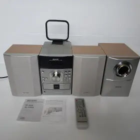 Xl-es50 Sharp Component Stereo System 5 Cd With Sub Remote-parts/repair Bad