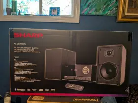 Xlb530bk Sharp Bluetooth Micro Component System Digital Amplifier Cd