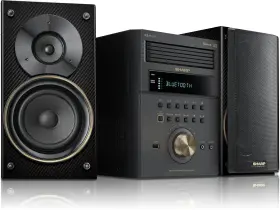 Xlbh250gl Sharp Xl-bh250 Limited Edition 5-disc Bluetooth Speaker System With Usb Am/fm Champagn