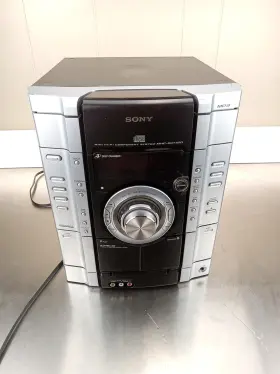 Mhc-gx450 Sony 54332 Hi-fi Shelf Stereo System Radio Cd Changer Tape Read No Speakers