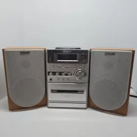 Sony 8050532 Cmt - Ne3 Micro Hifi Component System Cd Tape Player With Speakers Works