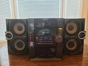 8113149 Sony Hcd Rg70v 3 Cd Receiver Cassette And Speakers