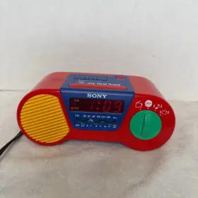 Icf-c6000 Sony C6000 Vintage My First Am/fm Clock Radio Working Great
