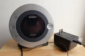 Icf-cd3ip Sony Cd3ip Dream Machine Alarm Clock Radio Cd Player With 30 Pin Dock For Ipod #2