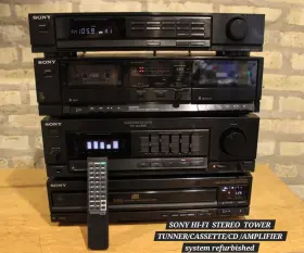 Cdp-c401 Sony Hi-fi Stereo Components With Remote Serviced Fully Functional
