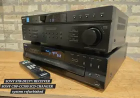 Cdp-cc500 Sony Cd / Usb Stereo System With Remote Serviced Fully Functional