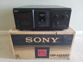 Cdp-cx555es Sony Es 300 Disc Changer Elevated Standard Compact Mega Cd