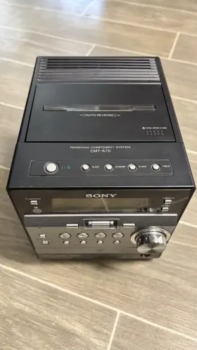 Cmt-a70 Sony Micro Hi-fi Stereo System Cd Player Cassette Tape Deck Am/fm Radio