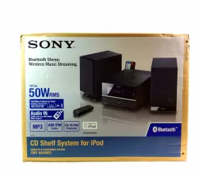 Cmt-bx50bt Sony Bluetooth Stereo System For Ipod New