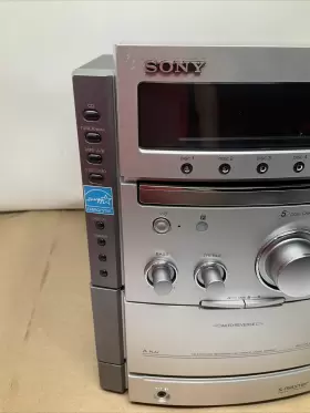 Cmt-cpx22 Sony 5 Disc Changer Radio And Cassette No Remote Tested #3