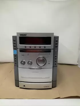 Cmt-cpx22 Sony 5 Disc Changer Radio And Cassette No Remote Tested