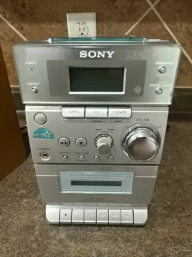 Cmt-ep303 Sony Micro Hifi System Cd Cassette Tape Player Am Fm Radio Mostly Work #3