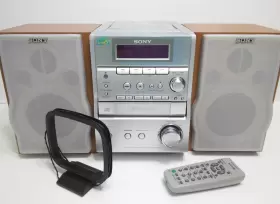Cmt-ep707 Sony Micro Hi-fi Component System Remote 3 Disc Cd Radio Stereo