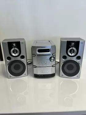 Hcd-hpx9 Sony Cmt-hpx9 Compact Disk Deck Receiver Shelf Stereo System With Speakers Read