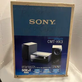 Sony Cmt-hx3 Micro Hifi Component System And Bluetooth Wireless Brand Nob See Dis